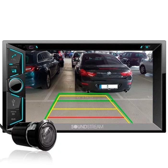 Car Audio - Paquete Soundstream vr-624b + cámara