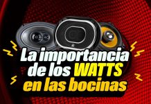 importancia de los watts en las bocinas