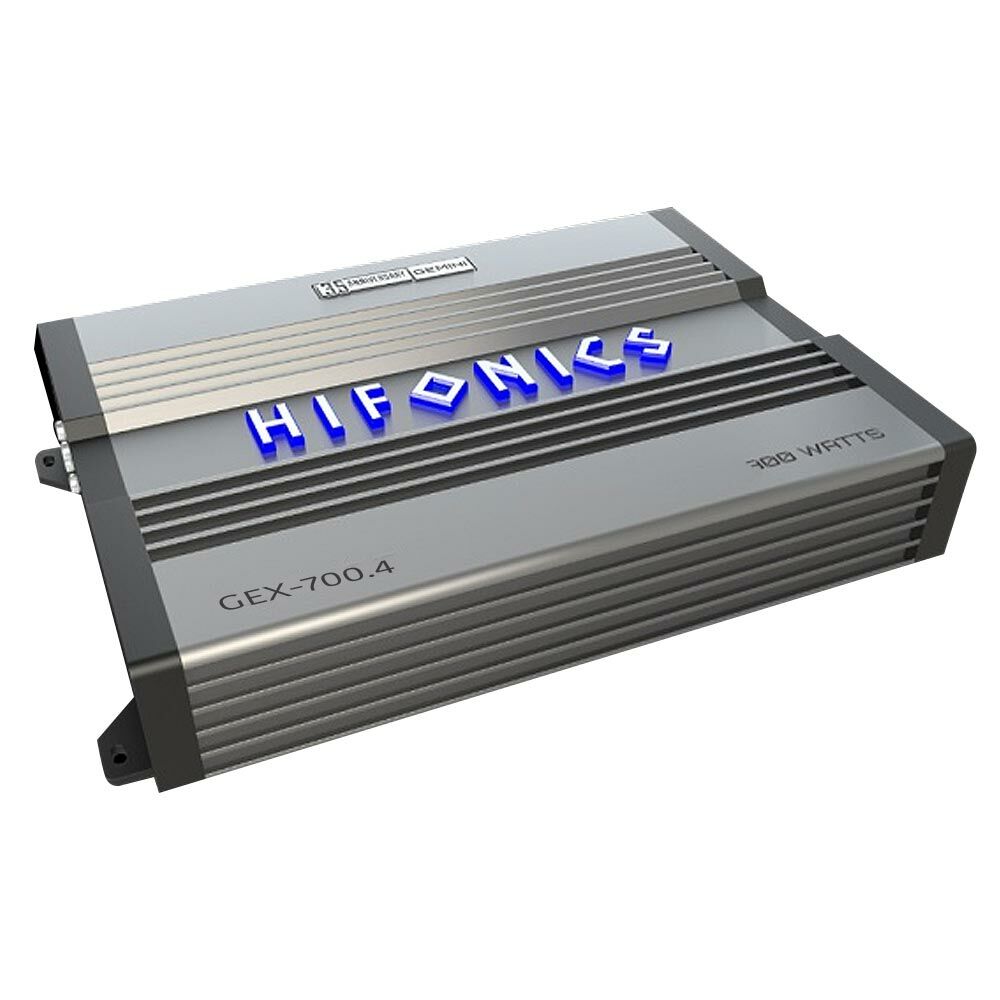 Videotutorial para conectar un amplificador de 4 canales - Hifonics GEX-700.4