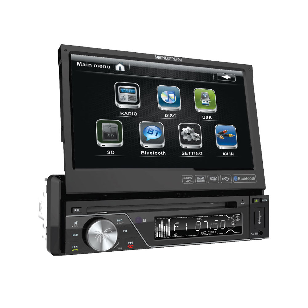 pantalla touch retráctil LCD de 7” Soundstream VIR-7830B